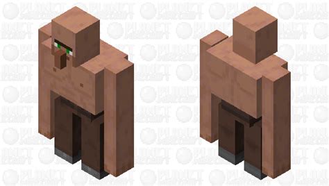 Ripped Villager Iron Golem Minecraft Mob Skin