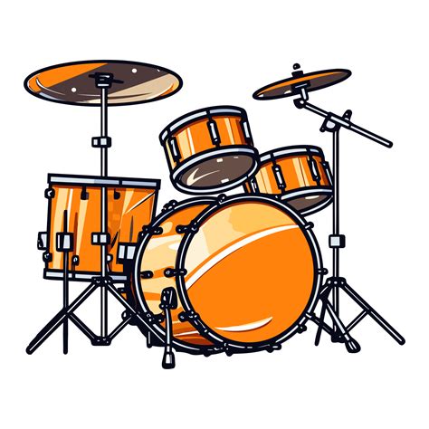 drum set kit musical instruments illustration 26721302 PNG