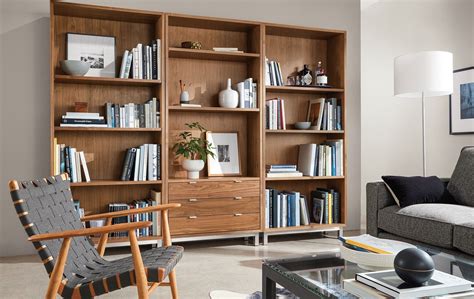 Copenhagen Bookcase Wall Units - Modern Living Room Furniture - Room ...