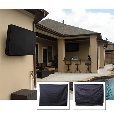 Outdoor TV Cover Water and Dust Resistant Fits over most TV Waterproof ...