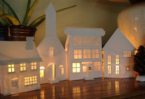 paper village! | Diy christmas village, Paper houses, Christmas villages