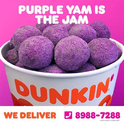 Dunkin' Donuts Purple Yam (Ube) Munchkins - It's More Fun With Juan