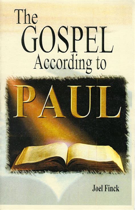 The Gospel According to Paul – Parsons Publishing Company