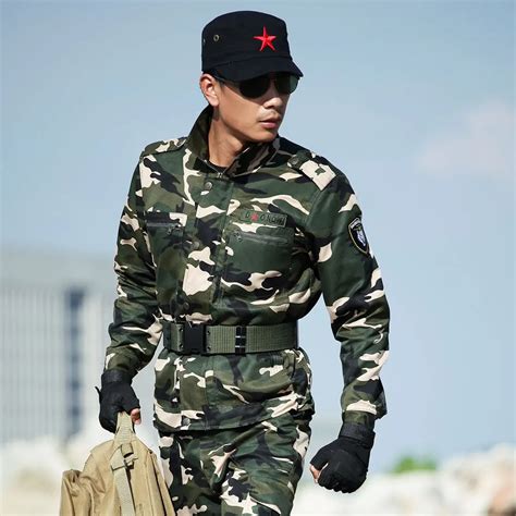 2018 New arrival Camouflage Sets Military fans Tactical Suit Equipment Military Clothing Combat ...