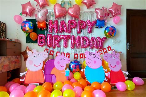 Peppa Pig Birthday Decorations