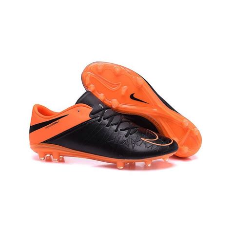 New 2015 Nike Hypervenom Phinish II FG ACC Shoes Black Orange