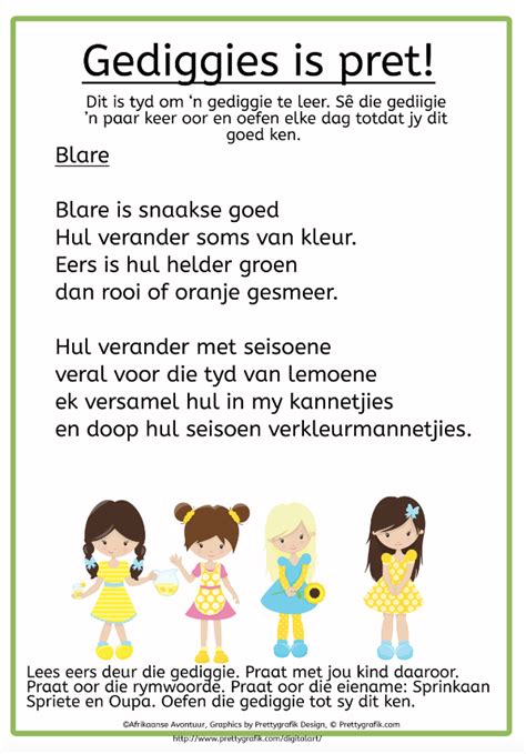 Rympies Kort Afrikaanse Gedigte Vir Kinders Afrikaans Work – NBKomputer