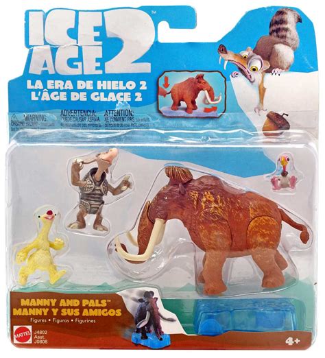 Ice Age 2 The Meltdown Manny Pals Mini Figure Set Mattel Toys - ToyWiz