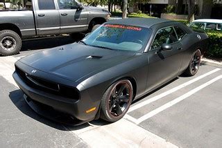 Matte Black Dodge Challenger CF roof | Jonsibal | Ryan Waffird | Flickr