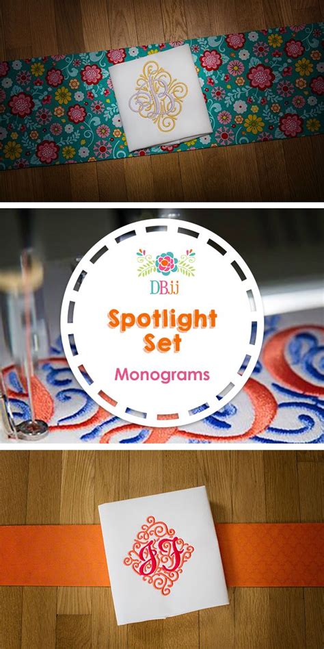 Design Spotlight - Circle Monograms | Circle monogram, Monogram, Diy sewing projects