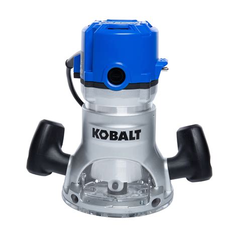 Easy To clean Kobalt Routers 1/4-in and 1/2-in-Amp Fixed Corded Router ...