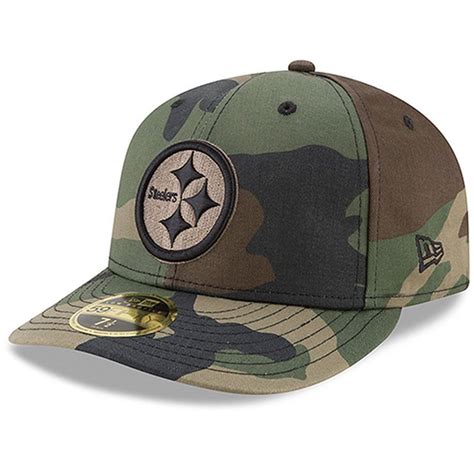 Pittsburgh Steelers New Era Woodland Camo Low Profile 59FIFTY Fitted Hat | Steelers, Fitted hats ...