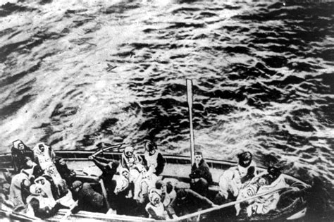 See how the Titanic survivors in lifeboats were rescued by the ship ...