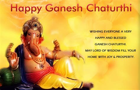 Wishing everyone a very happy and blessed Ganesh Chaturthi. May Lord of wisdom fill your home ...