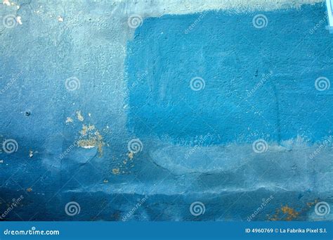 Old Wall in Different Shades of Blue Stock Image - Image of paint, wall ...