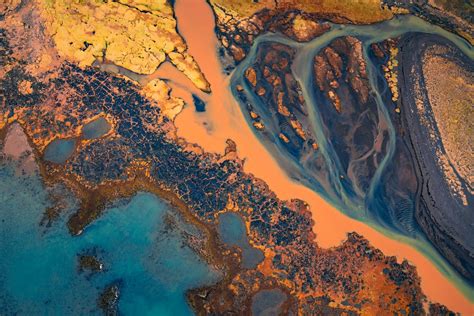 Stunning Abstract Aerial Landscape Photos of Iceland