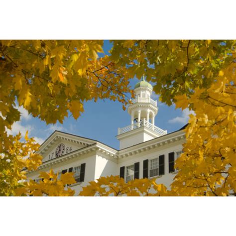 Dartmouth Hall Fall Leaves - Dartmouth Co-op