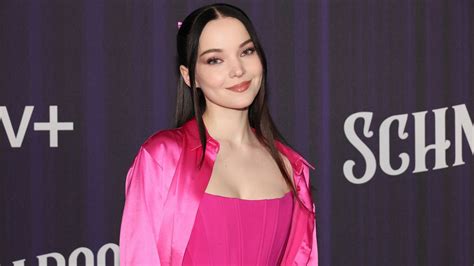 Dove Cameron Wore a Backless Leather Dress & Blunt Bangs for an Edgy New Look — See Photos ...