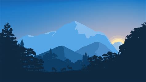 Minimalist Mountain Wallpapers - Top Free Minimalist Mountain Backgrounds - WallpaperAccess