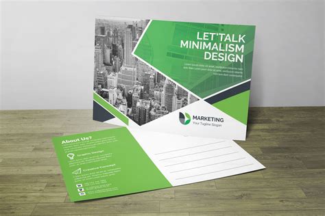 PSD Creative Postcard Design 002833 - Template Catalog