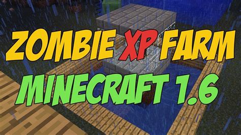 Zombie XP Farm For Minecraft 1.6.4 - Tutorial - Cheap, Fast and Easy To Make - YouTube