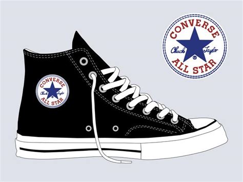 Converse All Star Logo Vector at Vectorified.com | Collection of ...