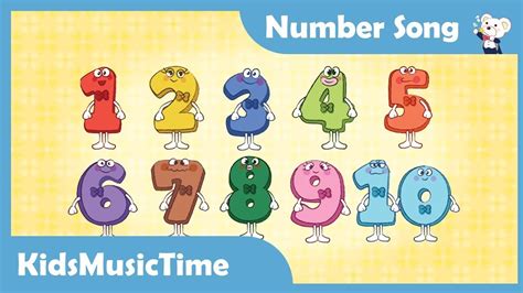 Number Song 1 to 10 | Nursery Rhymes | Learn to Count | KidsMusicTime - YouTube