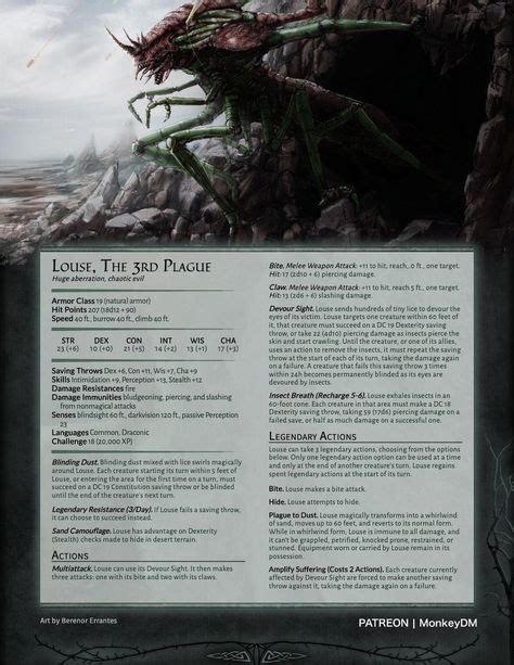 49 Aberrations ideas in 2021 | dungeons and dragons homebrew, dnd 5e homebrew, dnd monsters