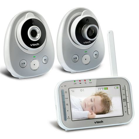 VTech VM342-2, Video Baby Monitor, Wide-Angle Lens, 2 Cameras - Walmart ...