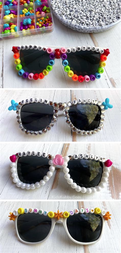 DIY Beaded Sunglasses (Fun Craft Idea For Kids!)