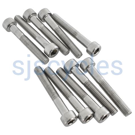 Stainless Steel bolt socket head cap M5 pack of 10