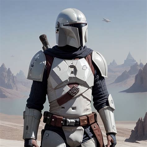 White Mandalorian Armor (Star Wars) by TastefulAI on DeviantArt