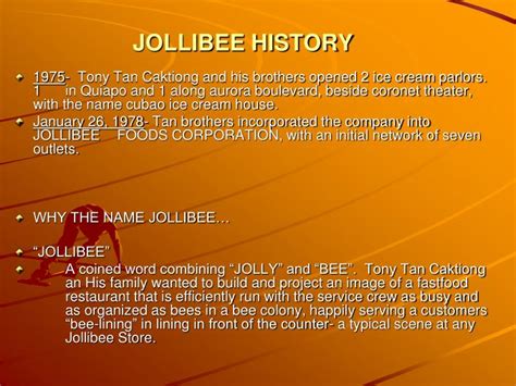 PPT - WELCOME TO JOLLIBEE KCC! PowerPoint Presentation - ID:5497312