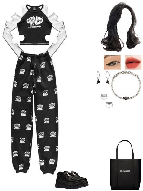 Kpop outfit 🖤 in 2023 | Fashion jeans outfit, Kpop fashion outfits ...