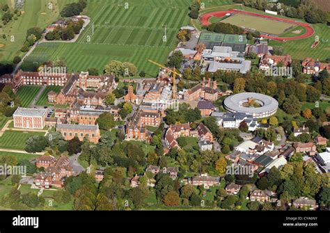 aerial view of Radley College boarding school, Abingdon, Oxfordshire Stock Photo, Royalty Free ...