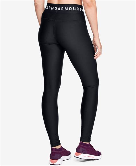 Lyst - Under Armour Heatgear® Leggings in Black