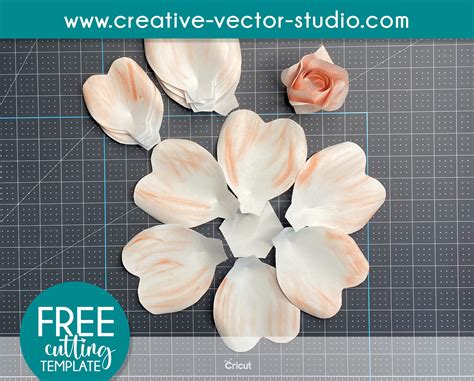 Free Paper Flower Templates For Cricut | Best Flower Site