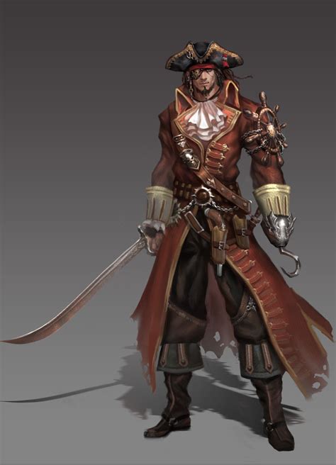 ArtStation - Pirate【贰零壹贰】, - Ares - | Pirate art, Fantasy character design, Character art