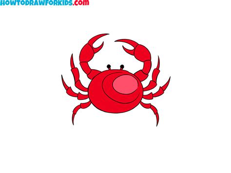 How to Draw a Crab - Easy Drawing Tutorial For Kids