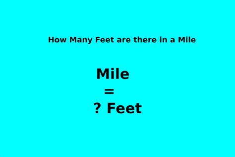 How Many Feet are there in a Mile?