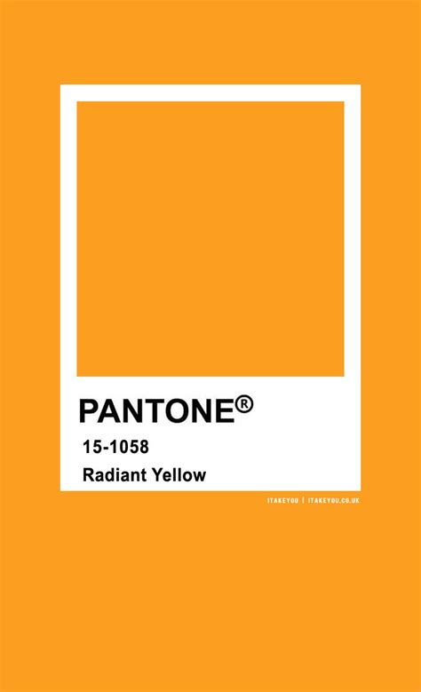 Pantone Color : Pantone Radiant Yellow Color I Take You | Wedding Readings | Wedding Ideas ...