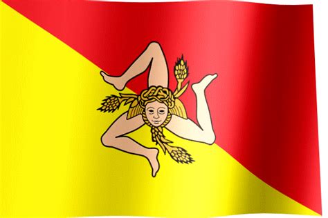 Sicily Flag GIF | All Waving Flags