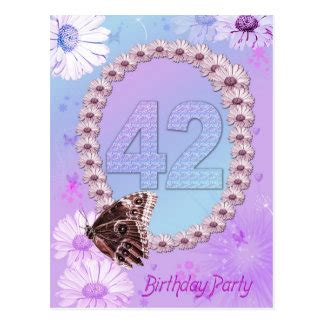 42nd Birthday Cards | Zazzle