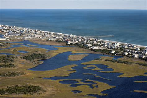 Surf City North Carolina Aerial Photograph by Betsy Knapp