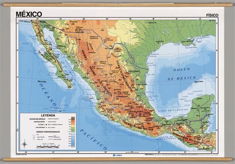 Mexico -- Physical. - David Rumsey Historical Map Collection