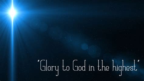 Glory to God in the Highest