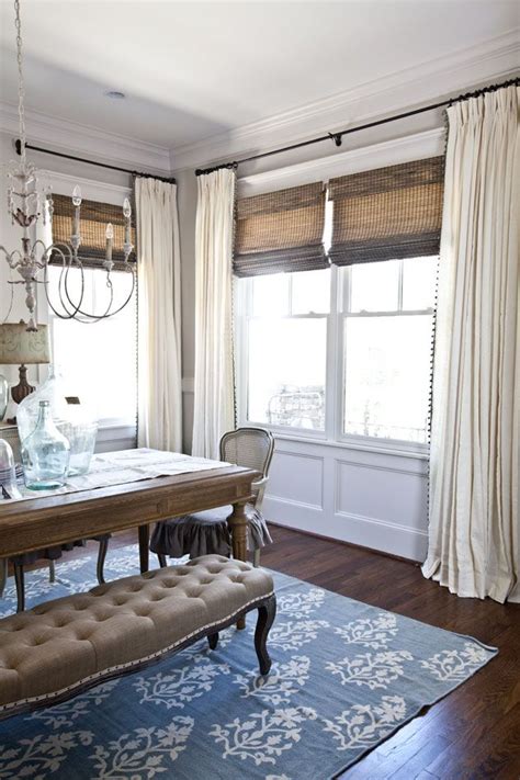 dining room window curtains