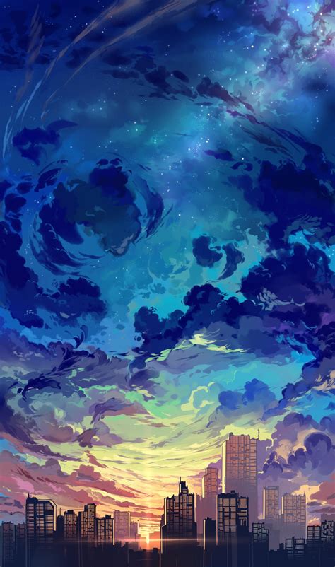 Aesthetic Sky Anime Wallpapers - Wallpaper Cave