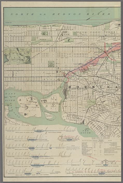 Map of the Harlem River and Spuyten Duyvil Creek from Ward's Island to the Hudson River - NYPL ...