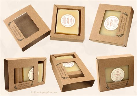 Custom Your Own Branded Kraft Soap Packaging Boxes Wholesale